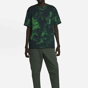 T-shirt Unisexe Oversize à Rayures Personnalisé avec Logo Imprimé, Manches Courtes, Anti-Plis, en Polyester/Coton Tricoté Écologique - Product Image 1
