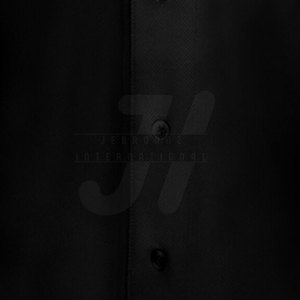 Camiseta de Béisbol Personalizada para Hombre, Ecológica, 100% Poliéster, Negra y Amarilla, Nombre del Equipo 00, Impresión Digital, Manga Corta, Cierre de Botones, Deportiva - Product Image 2