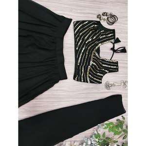 Hermosa Blusa Lehenga XL de Última Moda para Fiestas, Hecha de Poliéster - Product Image 5