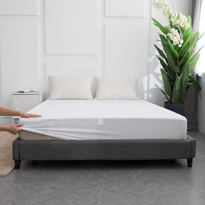 Durable Terry Mattress Protector (<b>Bed</b> Mat) Knitted Waterproof Back Coating Breathable Surface Eco-Friendly Luxury Design Smooth - Product Image 5