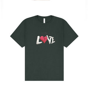 T-shirts pour hommes en coton 100% personnalisés pour impression en relief, fabriqués avec du coton 300 GSM, design tendance d'impression en relief - Product Image 5