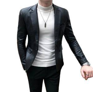 แจ็คเก็ตเลตเตอร์แมนมีซิปรูดตรา3D สำหรับผู้ชายเสื้อแจ็กเก็ตหนังนูน - Product Image 5