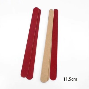 Lima de Uñas Desechable de Doble Cara, 9 cm, Esponja EVA, Grano 100, Rojo Marrón, Herramienta Profesional para el Cuidado de las Uñas, BAFA SURGICAL - Product Image 1