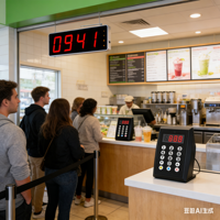 Système d'appel automatique Freequeue avec affichage LED, signal RF sans fil, portée de 500 m, garantie 1 an, pour hôpitaux et maisons de retraite