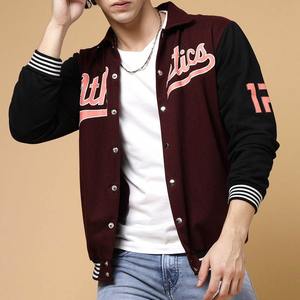 Chaqueta universitaria de béisbol estilo Letterman de cuero PU personalizada para hombre, ropa de calle, fabricantes de ropa para hombre 2026 - Product Image 1