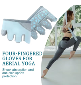 Guantes de Yoga Aéreo para Mujer, Antideslizantes, Transpirables, de Nailon Suave y Cómodo, para Gimnasio, Crossfit y Fitness - Product Image 5