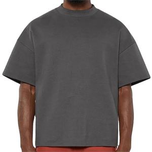 T-shirt surdimensionné pour hommes de haute qualité en gros Impression personnalisée T-shirts personnalisés T-shirt de luxe 100% coton essentiel Boxy Fit - Product Image 1