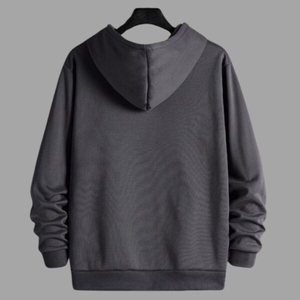 Vente en gros de sweat-shirts unisexes décontractés à capuche, couleur unie, 100% coton, impression numérique automne, service OEM - Product Image 2