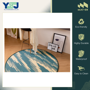 Alfombras de Exterior Resistentes a la Corrosión e Impermeables de Buena Calidad Hechas en Tailandia, Alfombra Redonda de Plástico 100% Polipropileno a Bajo Precio - Product Image 4