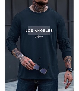 Sudadera de Hombre de Talla Grande, Diseño Nuevo, Casual, Elegante, Manga Larga, Cuello Redondo, Hombros Caídos, Estampada, Cómoda, de Bangladesh - Product Image 2