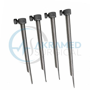 Juego de 4 Retractores de Espina Dorsal de Acero Inoxidable para Cirugía Endoscópica, Instrumentos Reutilizables con Certificación CE - Product Image 2