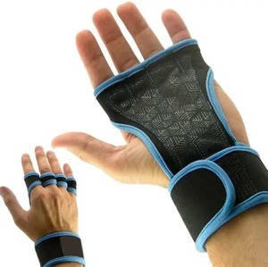 Guantes de Gimnasio para Fitness, Medios Dedos, Ligeros, Transpirables, de Nailon, para Levantamiento de Pesas, Ejercicios Pliométricos, para Hombre, Geo Brothers Company - Product Image 1