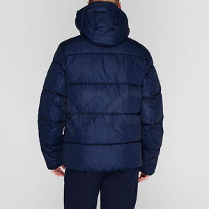 Veste d'hiver pour homme de style puffer, avec rembourrage isolant chaud, veste à bulles - Product Image 3