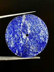 Disque rond en lapis-lazuli bleu naturel, 31,50 mm, 1,50 mm d'épaisseur, cadran de montre classique et élégant - Product Image 4