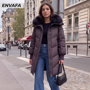Chaqueta Personalizada con Logotipo, Abrigos para Mujer, Chaqueta Acolchada Personalizada, Parkas para Mujer, Abrigos de Invierno para Mujer, Fabricante Mayorista OEM ODM - Product Image 3