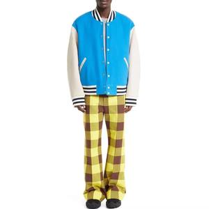 Wholesale 2025 Newest Baseball <b>jacket</b> for men Fashionable Design Wine Men <b>Slim</b> <b>Fit</b> College Varsity <b>jacket</b> for man - Product Image 6