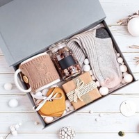Scatola Regalo di Lusso Personalizzata in Cartone Rigido Grigio Pieghevole con Chiusura Magnetica