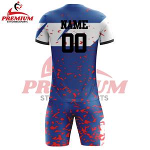 Uniforme de Fútbol Personalizado Transpirable de Verano de Alta Calidad de Secado Rápido Antibacterial 100% Poliéster Protección UV Manga Corta - Product Image 2