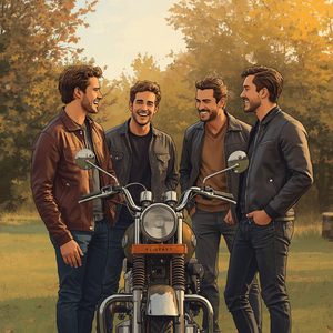 Chaqueta de cuero casual para <span class=keywords><strong>hombre</strong></span>, con cremallera, estilo motero, cómoda, suministro al por mayor OEM - Product Image 4
