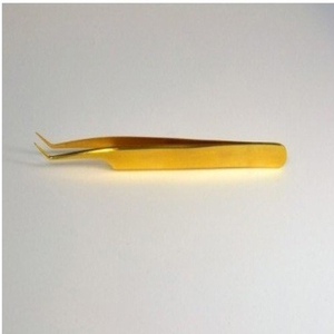 Juego de Pinzas para Extensión de Pestañas de Acero Inoxidable de Buena Calidad, Pinzas para Pestañas con Punta Recta y Curva, Pinzas para Volumen de Pestañas - Product Image 2