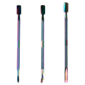 Empujador y Cortador de Cutículas Metálico de Acero Inoxidable de Calidad, Raspador de Esmalte de Uñas en Gel, Empujador de Cutículas - Product Image 5