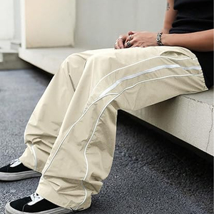 OEM Custom Men's Oversized Cargo <b>Pants</b> Baggy Streetwear Multi Pocket Printing Embroidery Factory - Product Image 4