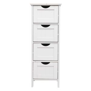 Bathroom Furniture 4 Drawers Storage Cabinet - Product Image 4
