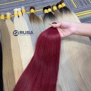 RUSA Hair - Paquetes de Cabello Humano Virgen Vietnamita de Estilo Libre, Súper Doble Trama, 100g, Colores Diversos, Trama Única - Product Image 2