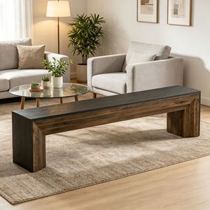 Panca Rustica per Soggiorno: Comfort e Stile - Product Image 1