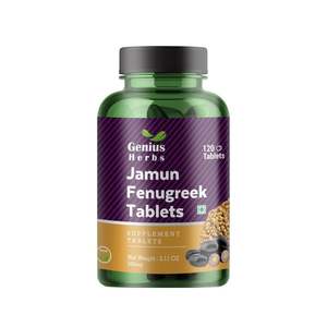 Comprimés nutritifs de Jamun et de Fenugrec – Produit végétal naturel en gros pour centres de bien-être et magasins de produits de santé – Vente mondiale - Product Image 3