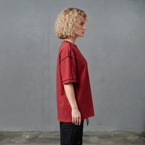 Camisetas extragrandes para mujer de diseño moderno y sencillo, con tacto suave y cómodo, ideales para looks sencillos y comodidad diaria. - Product Image 6