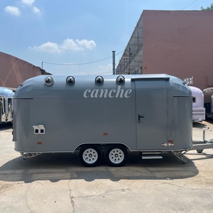 Remorque de camion de nourriture d'occasion entièrement peinte à vendre disponible Fabricant de chariot de restauration rapide de rue de couleur personnalisée - Product Image 4