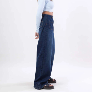 Pantalones Cargo de Pierna Ancha de Cintura Alta con Bolsillos, Transpirables, Casuales, para Entrenamiento, Estilo Urbano, Holgados, para Mujer - Product Image 3