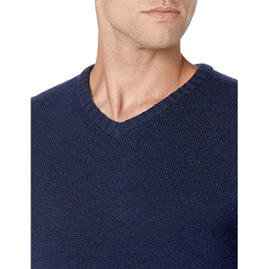 Suéter Antipelusas para Hombre, Cuello Redondo, Clásico, de Algodón, Tejido Suave, Informal, Esencial para Combinar en Capas, Top de Invierno con Logotipo Frontal - Product Image 5