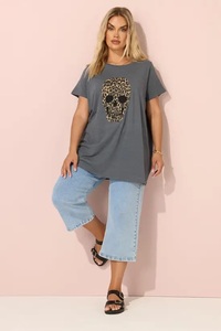 Camiseta con estampado de calavera animal - Product Image 4