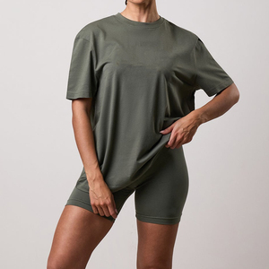 Nouveaux shorts sans coutures pour femmes, avec logo personnalisé, pour l'entraînement, la gym, le yoga, avec dos en V - Product Image 4