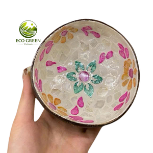 Nouveaux bols en coque de noix de coco du Vietnam, cadeaux d'affaires, bols modernes, bois faits à la main, plastique, maison, cadeau, décoration - Product Image 4