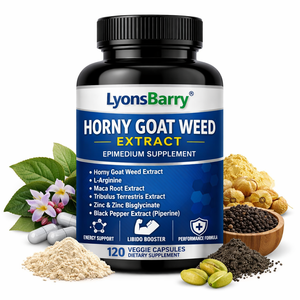 Cápsulas de Suplemento de Epimedium con Extracto de Hierba de Cabra en Celo - Product Image 4