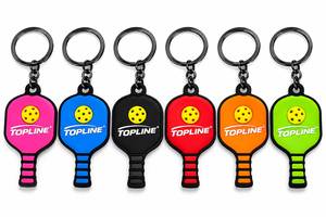 Llavero de Pickleball Topline con Forma de Botella Naranja y Diseño de Pelota, Accesorio Portátil de Pádel para Regalos en Todas las Estaciones - Product Image 5