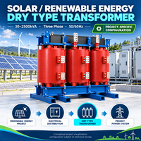 Transformateur de distribution triphasé à sec pour énergie solaire renouvelable 30-2500 kVA 10 kV 11 kV 400 V 50 Hz 60 Hz SCB10 RZH