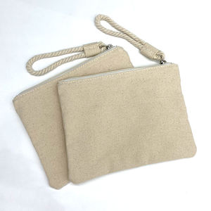 Bolsa de Maquillaje Reutilizable de Yute Natural con Cierre de Cremallera, Bolsa de Cosméticos Ecológica - Product Image 5