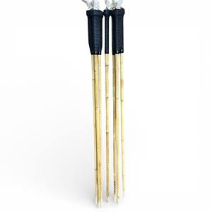 Geoffrey Versión Profesional Pro Polo Mallet Root Cane con mango de goma antideslizante - Eje cónico de 54 pulgadas con 4/5 nudos - Product Image 1