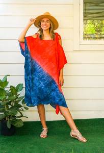 Premium Quality Floral Vintage A-Line 100% Organic Cotton <b>Kaftans</b> Soft Skin-Friendly Material Natural Waistline Woven - Product Image 6
