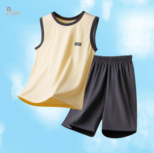 Débardeur personnalisé pour le fitness, la gym et les loisirs, en coton tricoté, sans manches, col rond, anti-boulochage, séchage rapide - Product Image 2