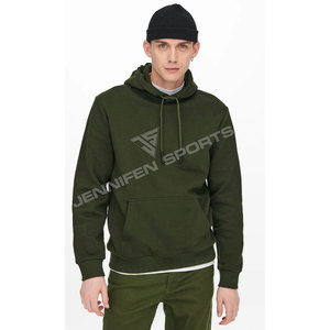 Sweat-shirts à capuche unisexes pour homme en coton 100% de haute qualité, couleur unie, broderie personnalisée du logo, respirant, séchage rapide - Product Image 4