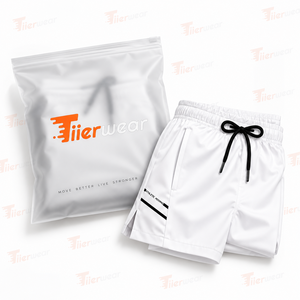 <b>Men's</b> <b>White</b> Quick Dry Board <b>Shorts</b> Mid Waist Drawstring Solid Color Casual Athletic Workout Gym Training <b>Shorts</b> - Product Image 6