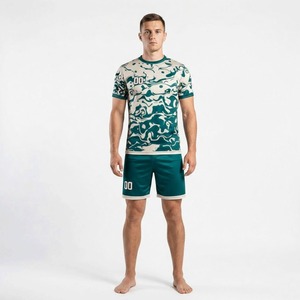 Nouvelle Collection 2026 : Ensemble Maillot de Foot Unisexe 100% Polyester Anti-Bactérien à Séchage Rapide, Manches Courtes - Product Image 1