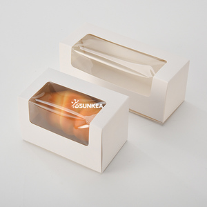 Disposable Take Away Food Grade High Quality Customized LOGO Printing <strong>Sweet</strong> Cake <strong>Box</strong> Packaging Design for Cake - Product Image 2