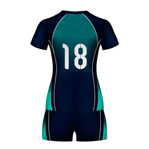 Uniforme de volley-ball OEM pas cher, qualité supérieure, 100% polyester, boutonné, personnalisable avec couleurs sur mesure - Product Image 6