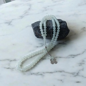 Tasbih en résine, style ethnique traditionnel fait main, chapelet de perles de foi islamique, finition haute brillance, idée cadeau turque, style perle - Product Image 3